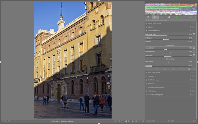 Adding some local contrast
