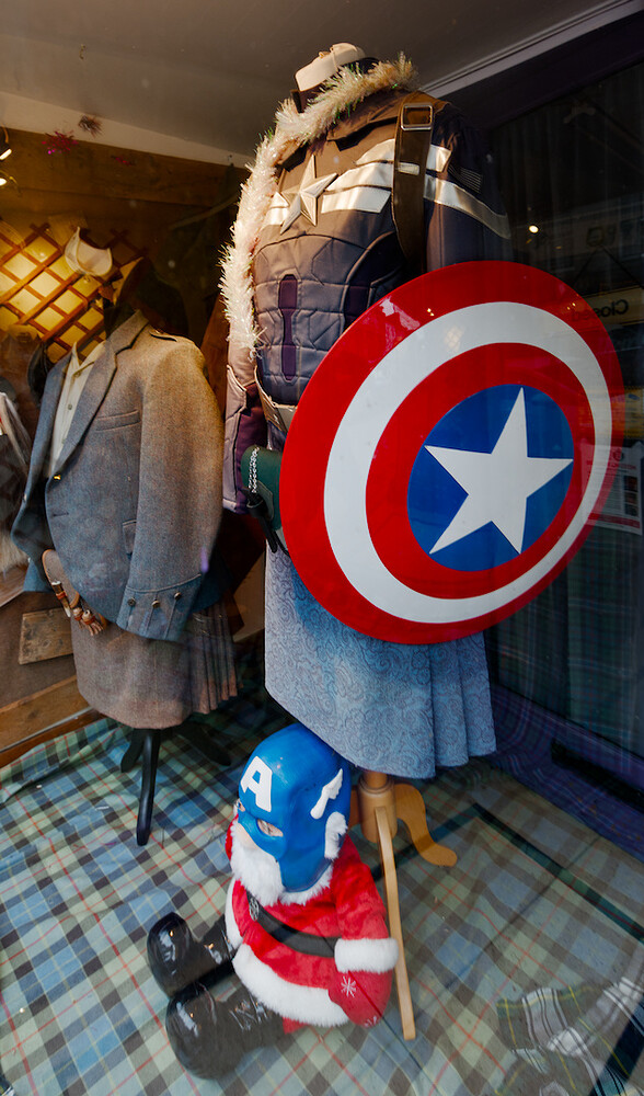 One of Perth's kilt shops