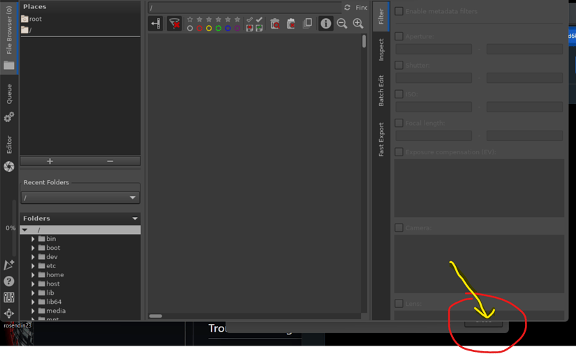 X11 windows with Docker Desktop. Software discuss.pixls.us