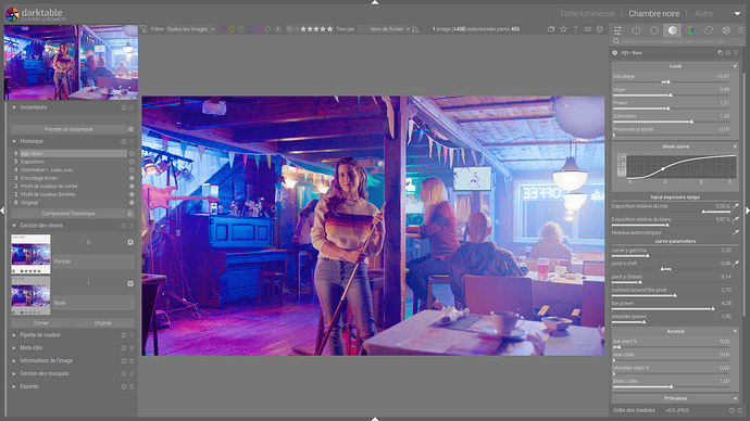 Taverne bleue Portrait