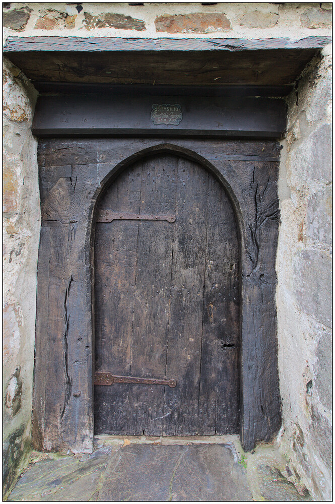 CHURCH ISLAND (Menai Bridge) - Old - but not as old as the notice.