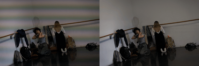 bad chroma shift and complex subject