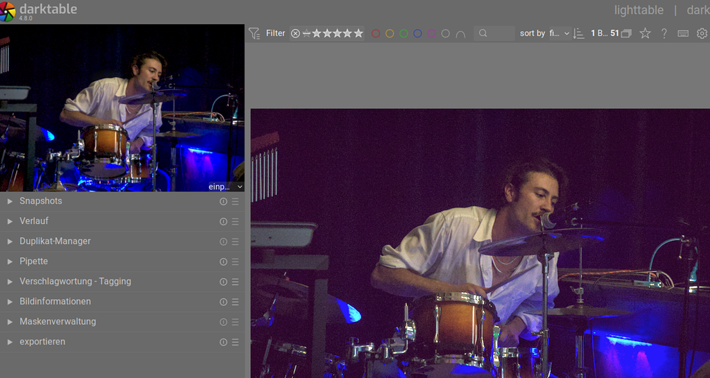 Zoom preview looks better than the actual image? darktable discuss