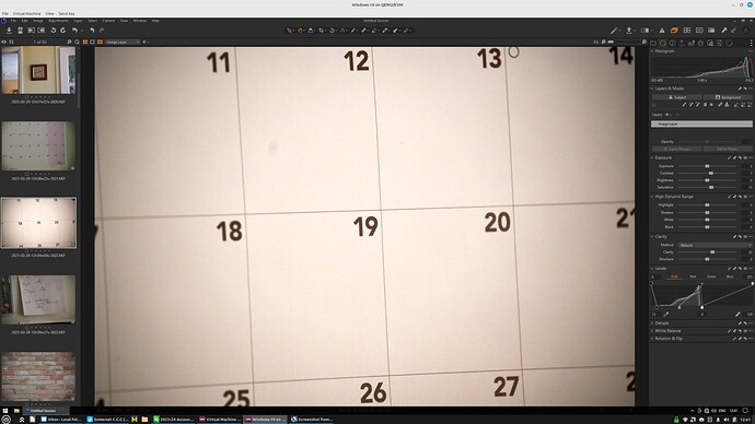 C1Pro auto-levels screenshot