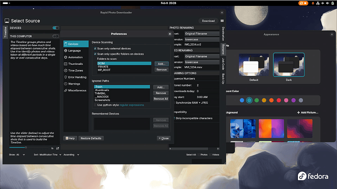 rapid-photo-downloader-fedora43-alpha