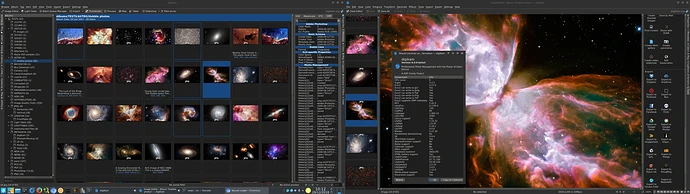 digiKam 6.0.0-beta3 editing Hubble photo
