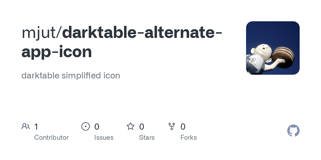 alternate app icon - darktable - discuss.pixls.us
