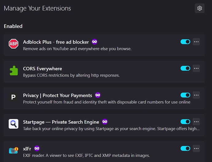 FF extns