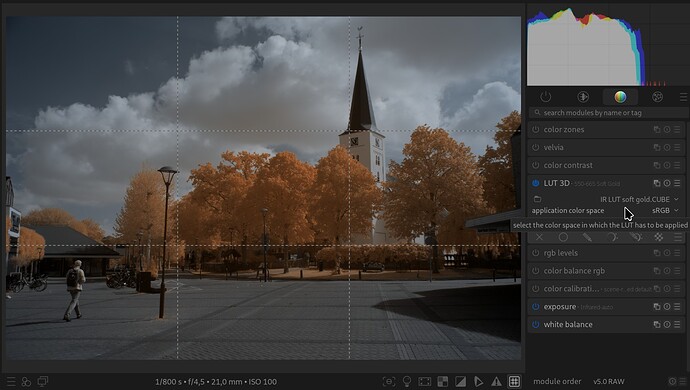 Standard-module-order-WB-module-LUT-applied