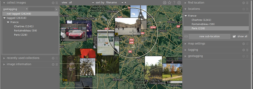 New features on map view - darktable - discuss.pixls.us