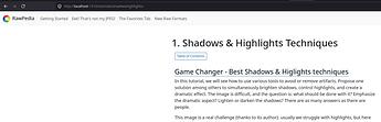 shadows