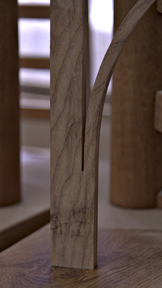 Split and steam bent