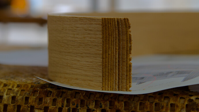 Laminated door piece