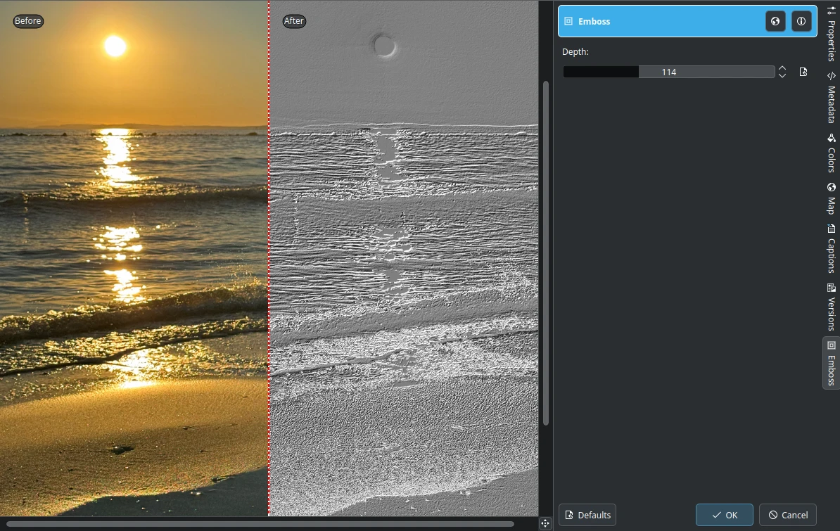 Emboss Image Plugin