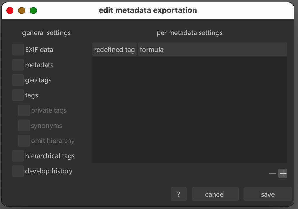 Hiding tags when exporting - darktable - discuss.pixls.us