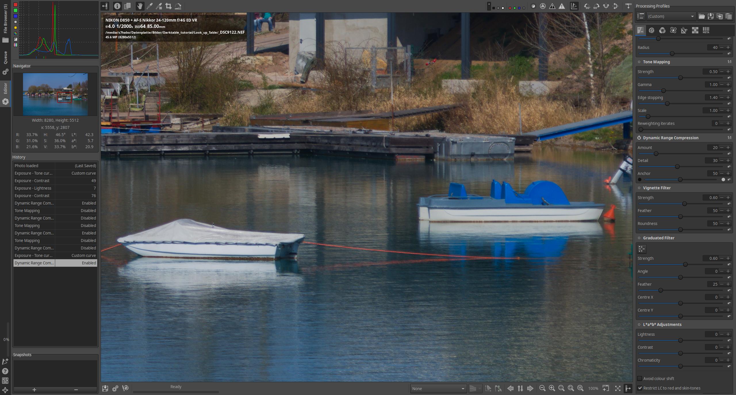 How to develop photo when the subject is the brightest highlights