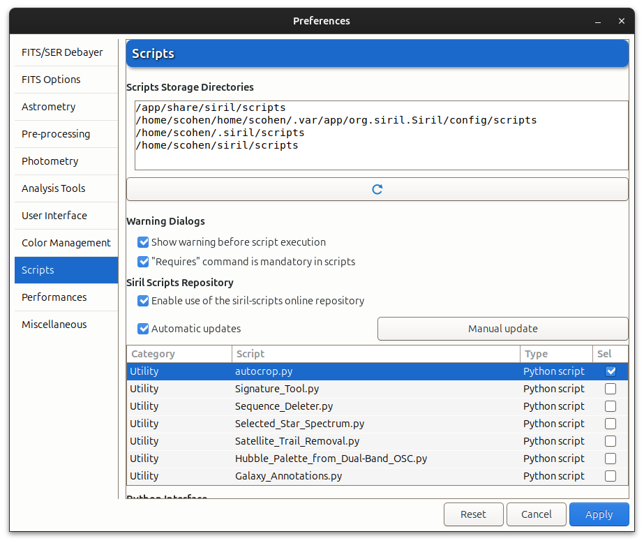 Siril Script Directory confusion - Siril - discuss.pixls.us