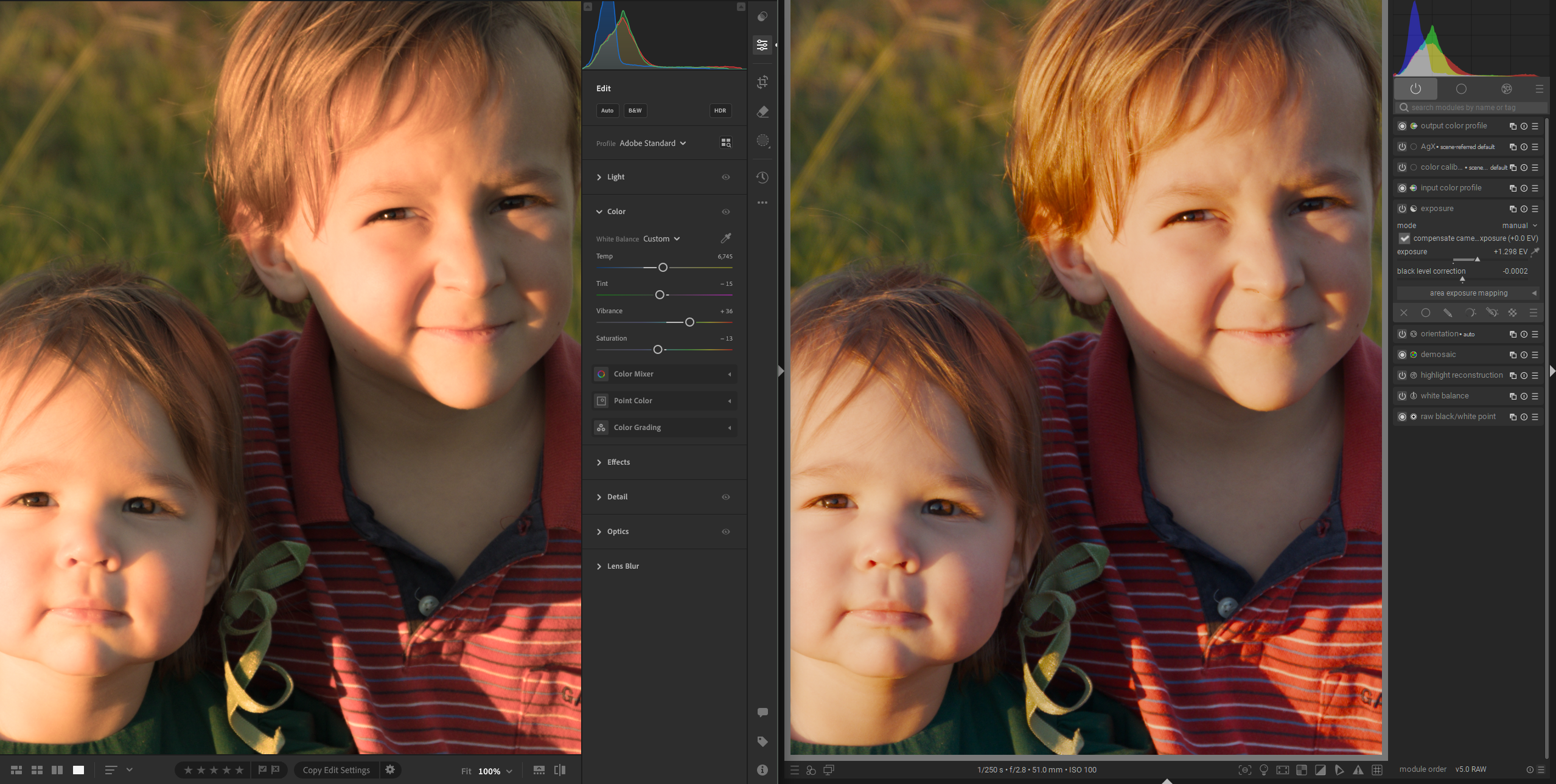 Interesting Differences in Darktable vs Lightroom - Page 2 - Processing ...