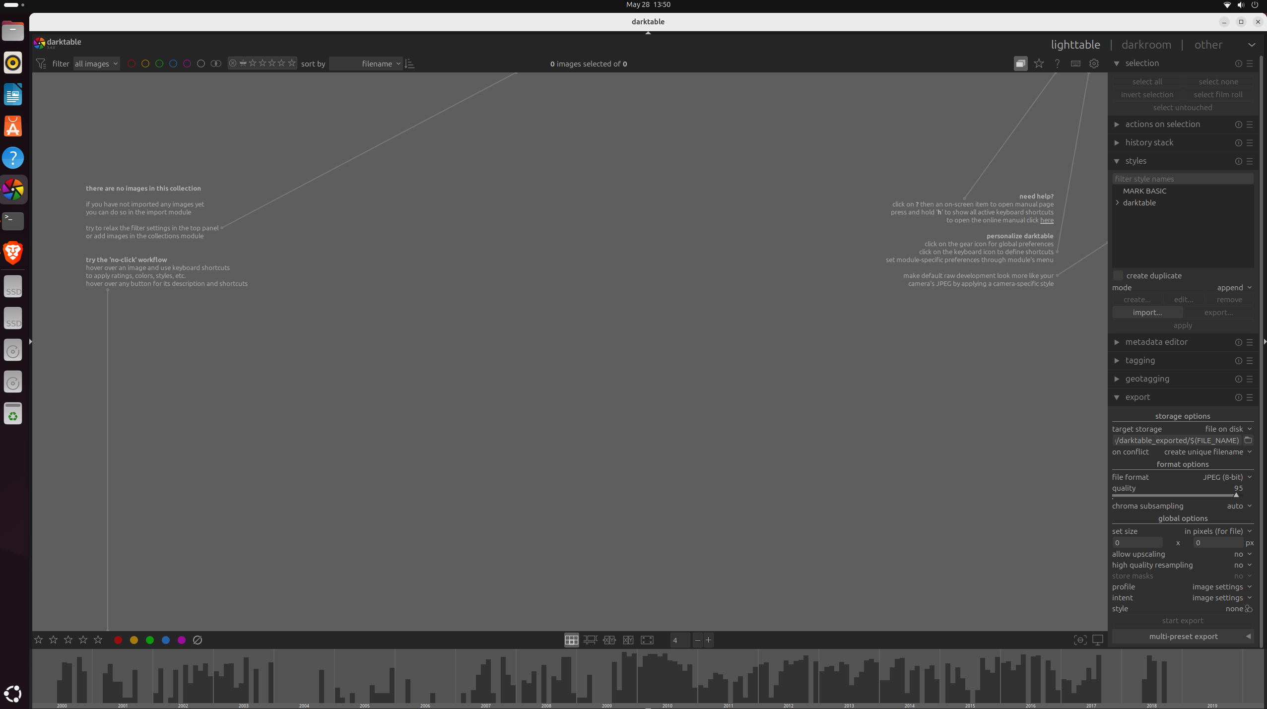 I can't open my Library - Software - discuss.pixls.us